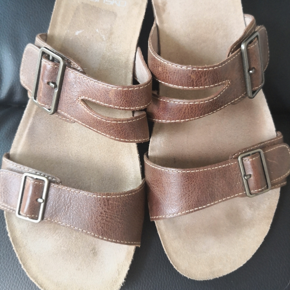 Dansko Brown Leather Sandals EU39 - Picture 4 of 16